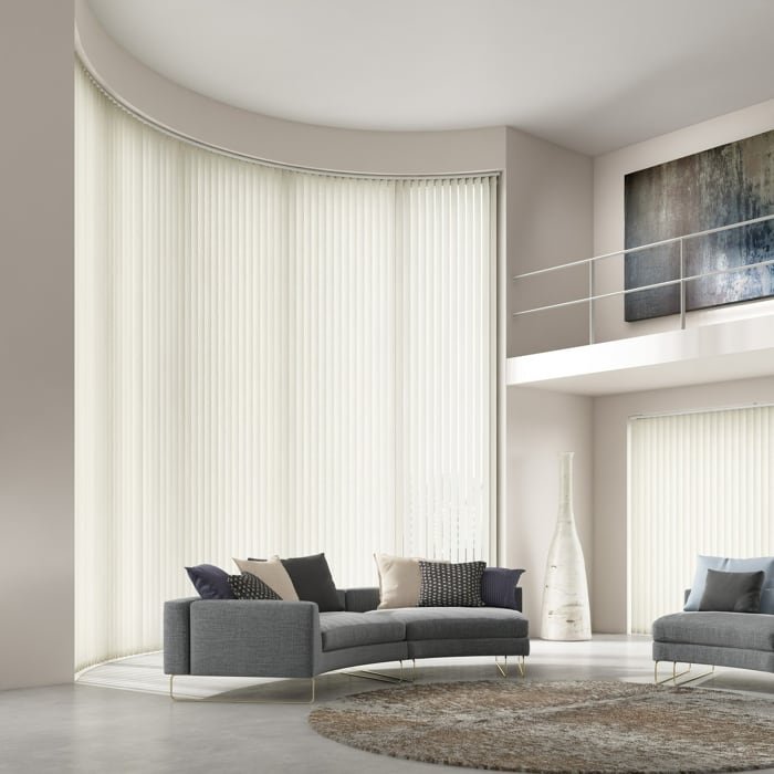 Curved Track Vertical Blinds