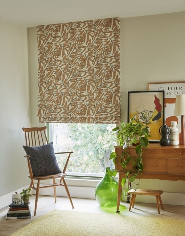 textured roman blinds