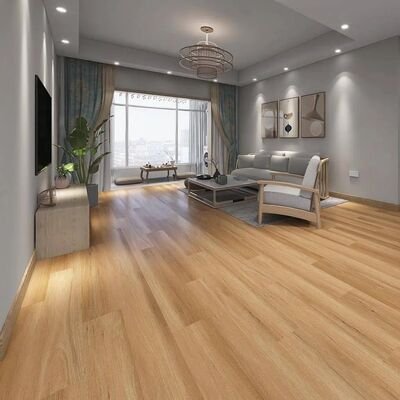 Natural Finish SPC Flooring Installation in Deira