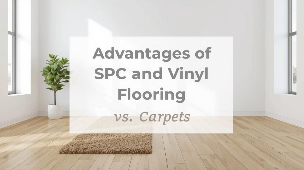 Advantages of SPC and Vinyl Flooring vs. Carpets in Certain Rooms