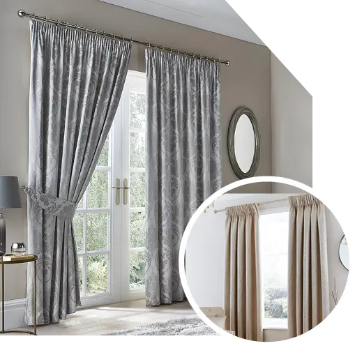 Custom Made Pencil Pleat Curtains Supplier