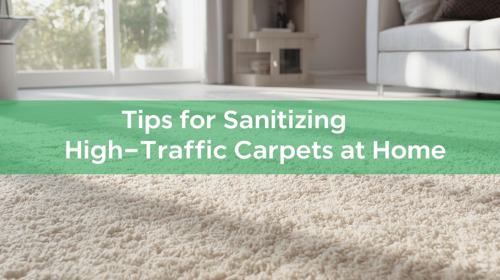 Tips for Sanitizing High-Traffic Carpets at Home