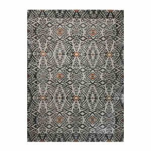 Domani Ikat Black - Outdoor Carpet