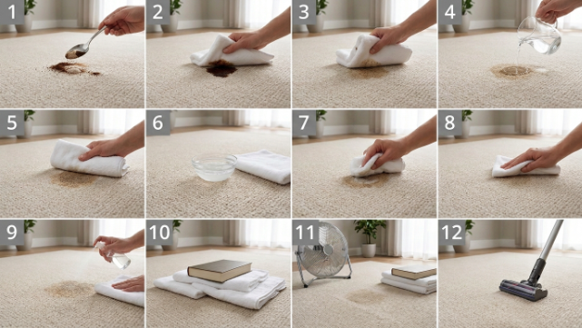 How to Remove a Fresh Coffee Stain - carpeter
