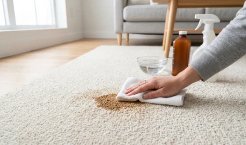 White or Light Colored Carpet